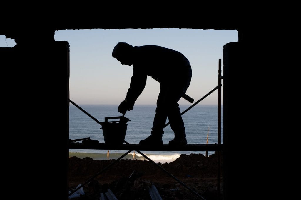 Builder silhouette